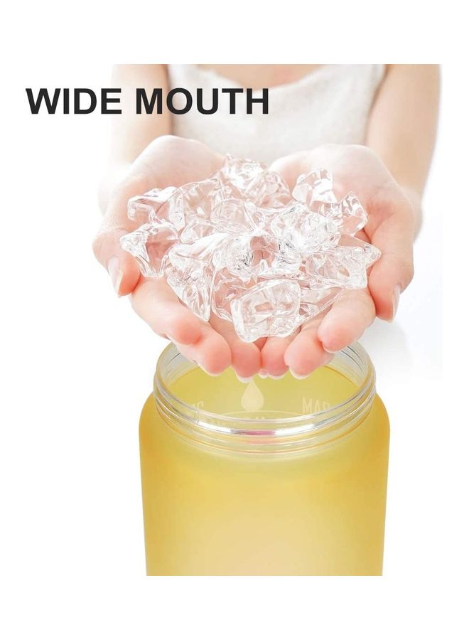 XiuWoo - Leak-Proof Time-Marked Water Bottle with Straw - Image 1