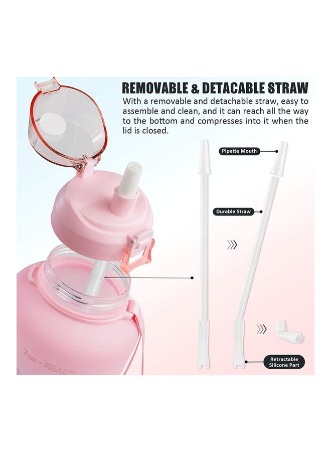 XiuWoo Motivational Time-Marked Water Bottle with Leak-Proof Cap  - Image 5