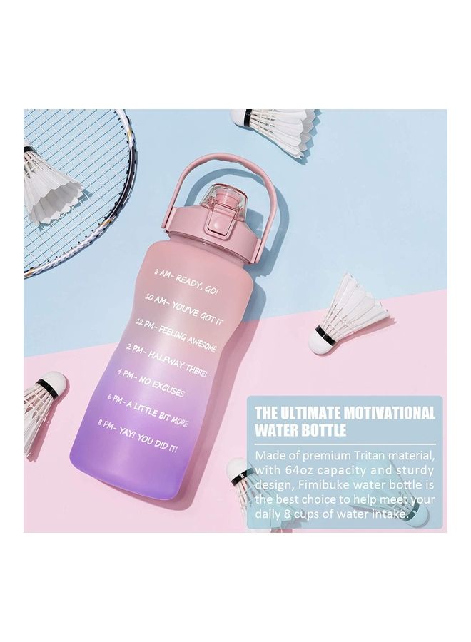 XiuWoo Motivational Time-Marked Water Bottle with Leak-Proof Cap  - Image 5