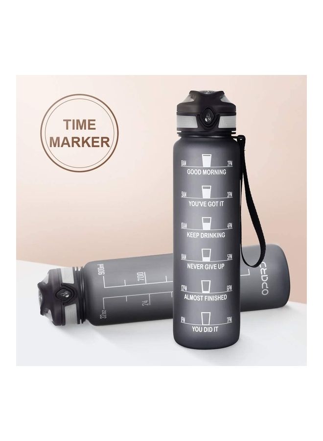 شو وو زجاجة ماء تحفيزية سعة 0.9 لتر بماصة ومقبض - Image 2