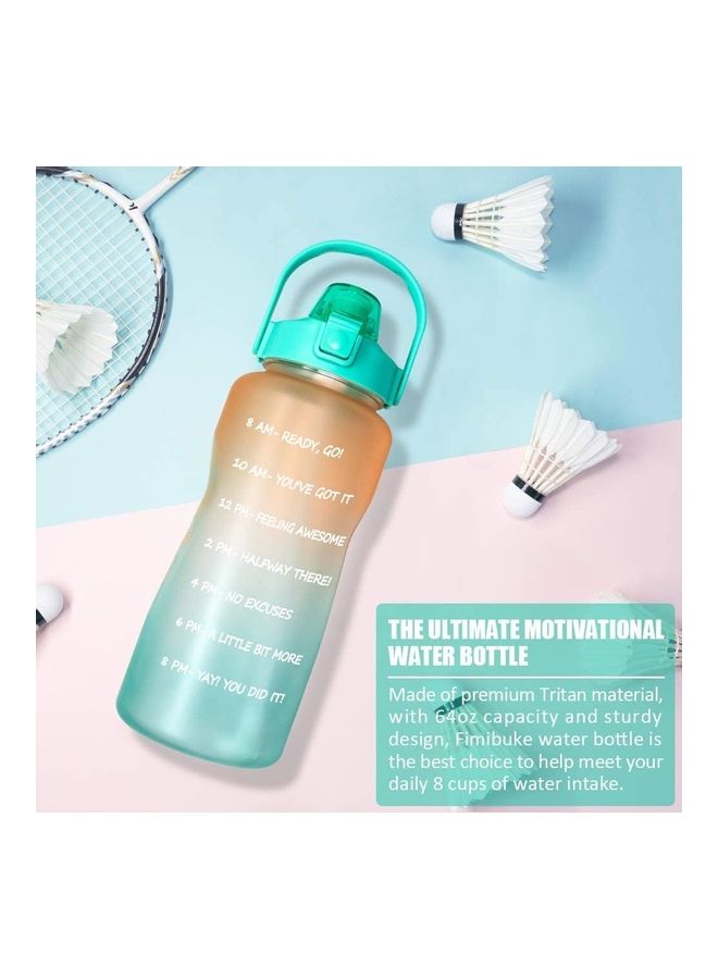 XiuWoo Motivational Time-Marked Water Bottle with Leak-Proof Cap  - Image 5