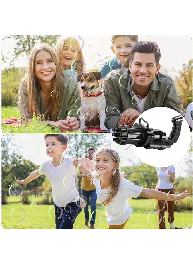 شو وو بندقية صنع فقاعات كهربائية بكميات كبيرة بـ 8 فتحات - Image 4