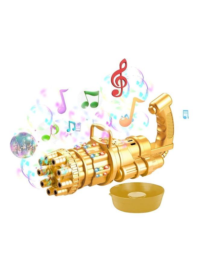 XiuWoo 9-Hole Huge Amount Bubble Maker Gun with Music