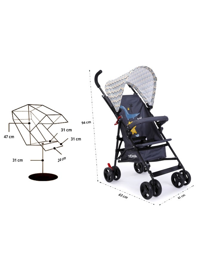 TEKNUM - Stroller And Diaper Bag - Yellow Wave - Image 1