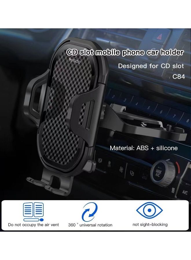Yesido - Combination Car Phone Holder with CD Slot And Air Vent Clips - Image 1