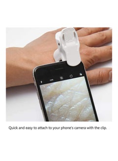 Generic 60X Mini Portable Smartphone Microscope White  - Image 4