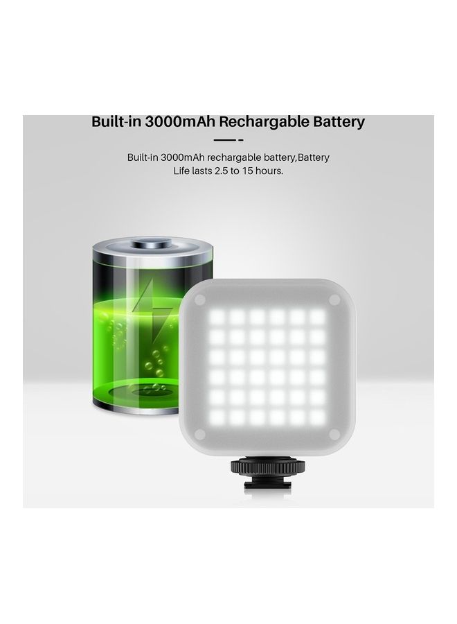 Ulanzi U-Bright Pocket Rechargeable LED Video Light Black/White - Image 3