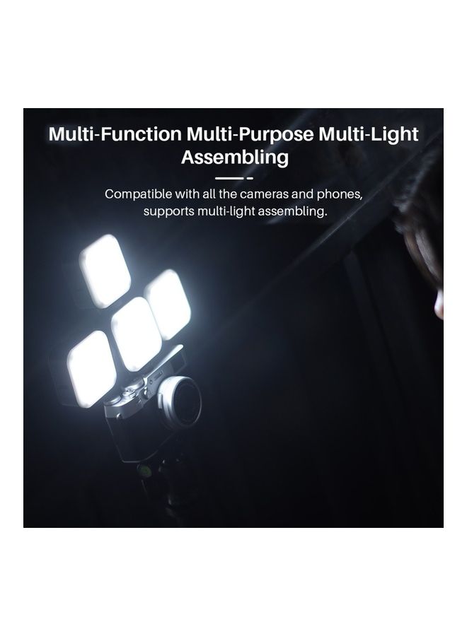 Ulanzi U-Bright Pocket Rechargeable LED Video Light Black/White - Image 4