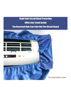 XiuWoo Air Conditioner Waterproof Cleaning Cover Blue  - Image 2