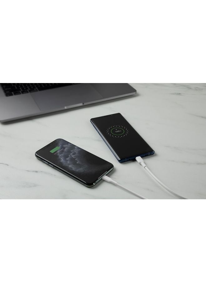 belkin - Boost Charge Dual USB-A Wall Charger 24W (For iPhone 14 and 13 series, S22, S22+, S22 Ultra, Pixel 4, more) White - Image 1