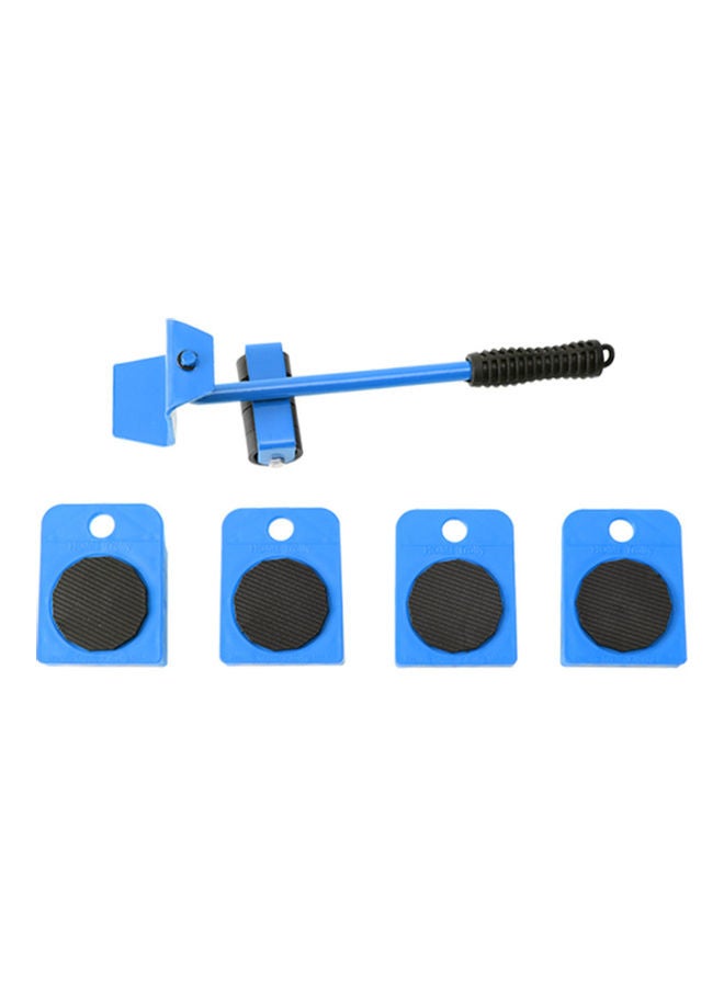 Generic 5-Piece Furniture Lifter Transport Tools Set Blue/Black 