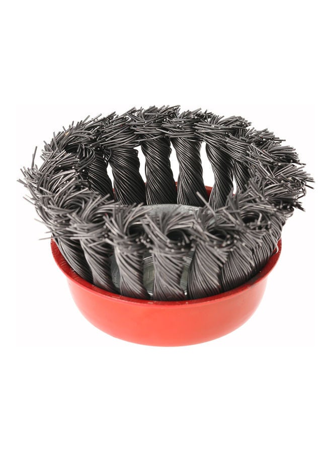 Steel Wire Cup Brush for Hammer Red/Silver  - Image 4