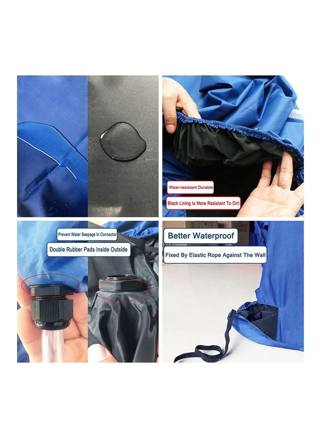 XiuWoo Air Conditioner Waterproof Cleaning Cover Blue - Image 4