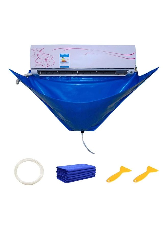 XiuWoo Waterproof Air Conditioner Cleaning Cover Blue  - Image 2
