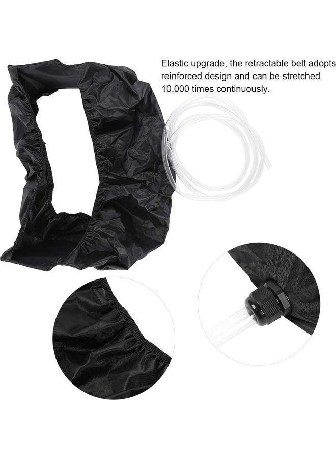 XiuWoo Waterproof Air Conditioner Cleaning Cover Black - Image 5