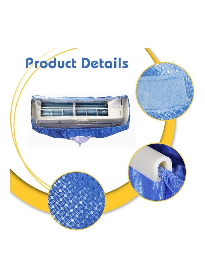 XiuWoo Waterproof Air Conditioner Cleaning Cover Blue - Image 2