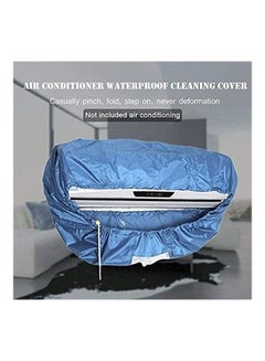 XiuWoo Waterproof Air Conditioner Cleaning Cover Blue  - Image 2