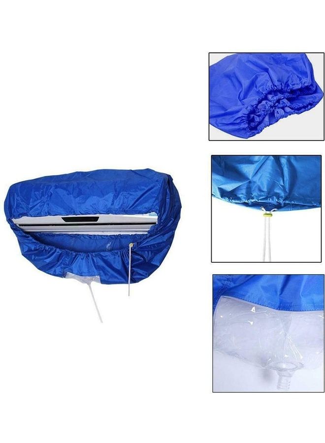 XiuWoo Waterproof Air Conditioner Cleaning Cover Blue - Image 3
