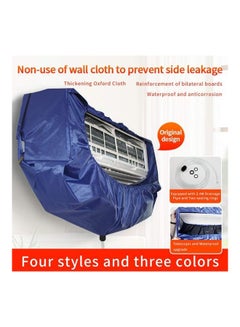 XiuWoo Waterproof Air Conditioner Cleaning Cover Blue  - Image 2