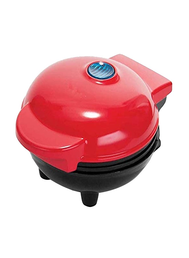 Electric Non Stick Mini Waffle Maker Machine 350.0 W 23420210423002 Red  - Image 1