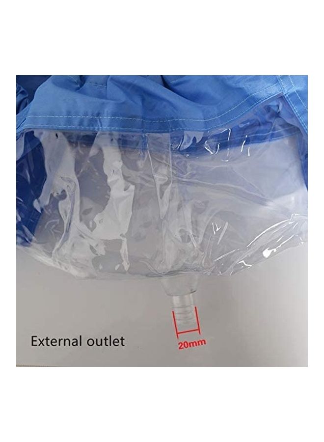 XiuWoo Waterproof Air Conditioner Cleaning Cover Blue - Image 5