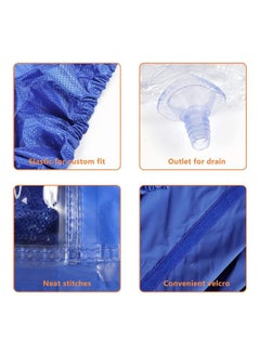 XiuWoo Waterproof Air Conditioner Cleaning Cover Blue  - Image 4