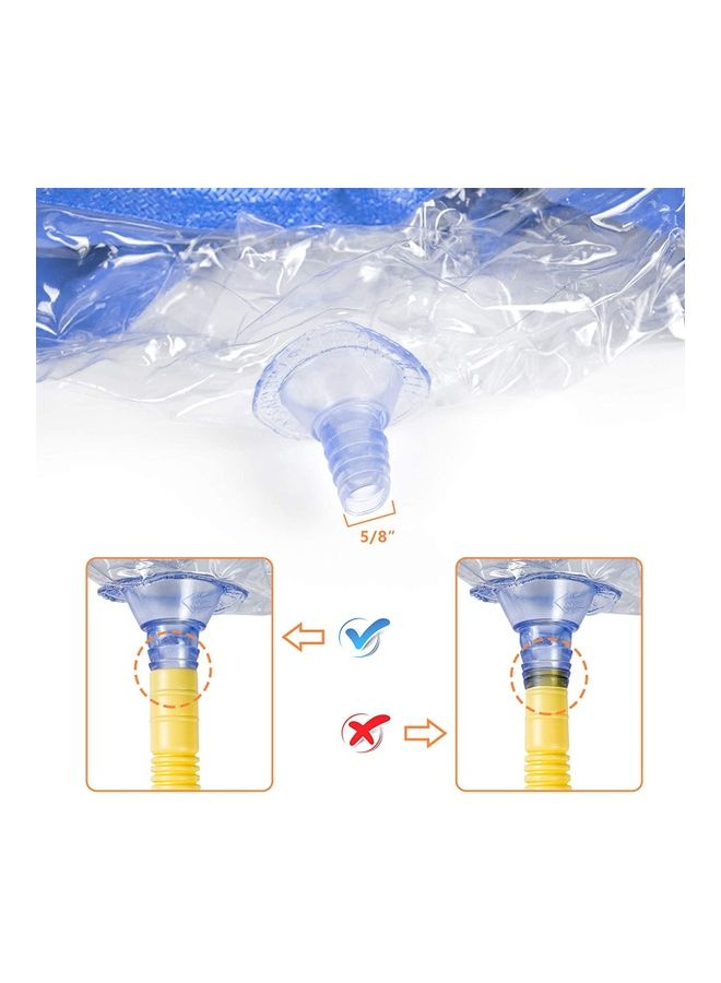 XiuWoo Waterproof Air Conditioner Cleaning Cover Blue  - Image 5