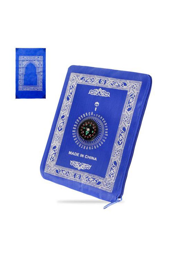 سجادة صلاة محمولة يمكن وضعها في الجيب أزرق 60x100سم - Image 1