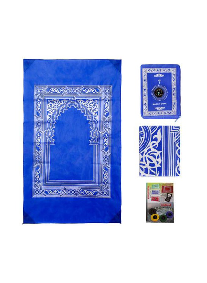 سجادة صلاة محمولة يمكن وضعها في الجيب أزرق 60x100سم - Image 3