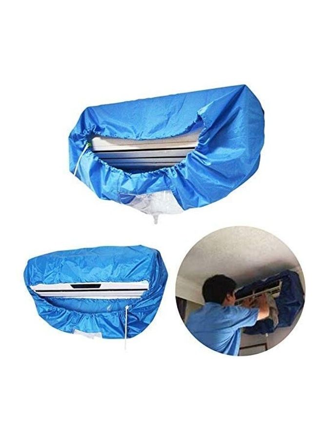 XiuWoo Waterproof Air Conditioner Cleaning Cover Blue - Image 2