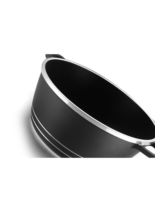 رويال فورد كسرولة بتصميم مصبوب كلاسيكي رمادي فضي 36سم - Image 2