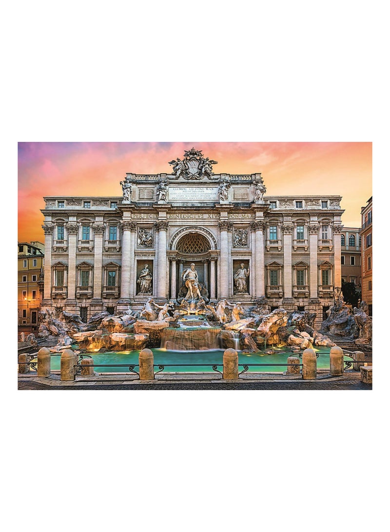 تريفل أحجية تركيب الصور المقطعة بتصميم نافورة تريفي في روما مكونة من 500 قطعة 48 x 34سم - Image 3