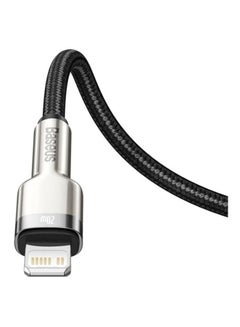 Baseus USB C to Lightning Fast Charging Data Transfer Cable PD 20W Cafule Series Power Delivery for iPhone 14/14 Pro/13 Pro/13 Pro Max/13/13 mini, iPad 9, 12 mini/12/12 Pro , 2M Black  - Image 3