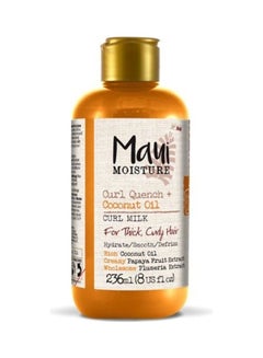Moisture Curl Quench Coconut Oil Curl Milk Orange/Gold 236ml