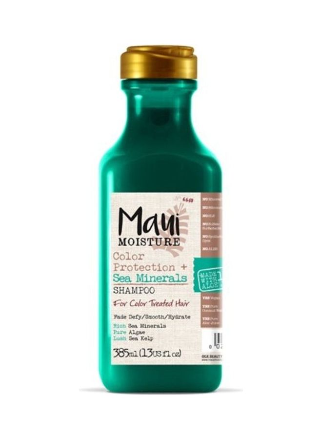 Maui - Moisture Colour Protect Sea Minerals Shampoo Green/Gold 385ml - Image 1