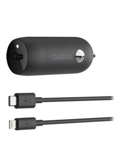 belkin MFi Certified Charger With Lightning To USBC Cable Black  - Image 1