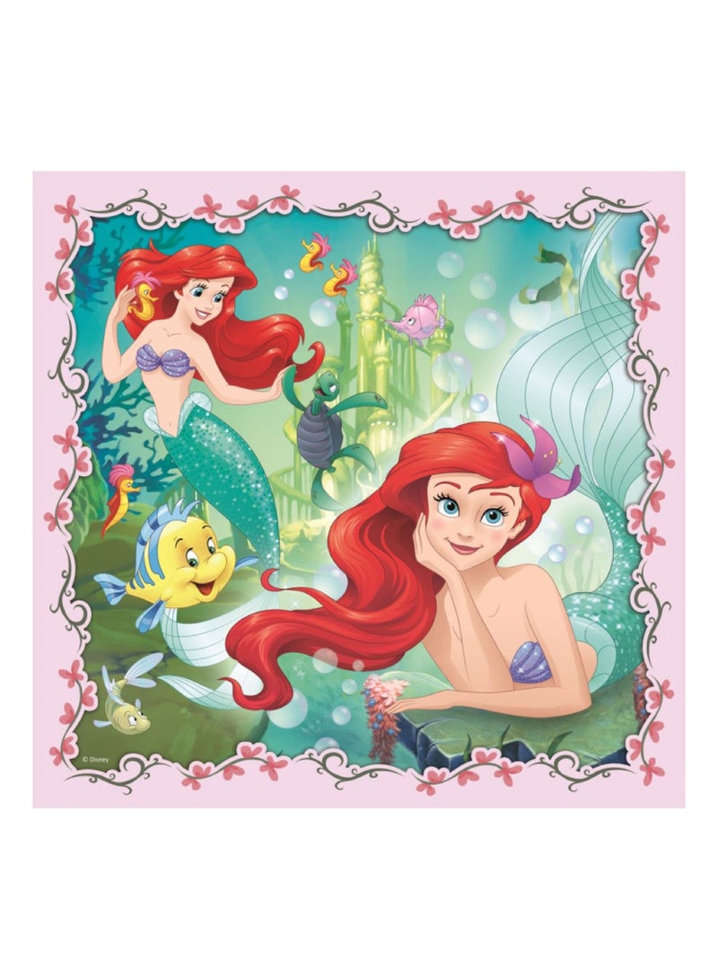 Trefl 3-In-1 Disney Princess Rapunzel Aurora And Ariel Jigsaw Puzzle 28 x 6 x 28cm - Image 4