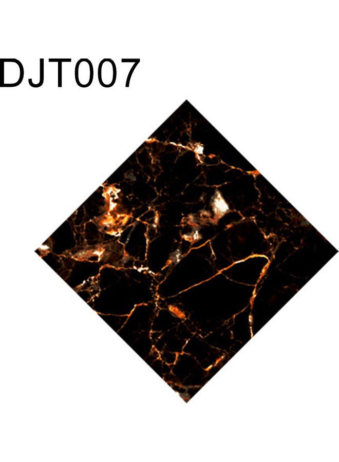 10-Piece Self-Adhesive PVC Waterproof Floor Tile Multicolour