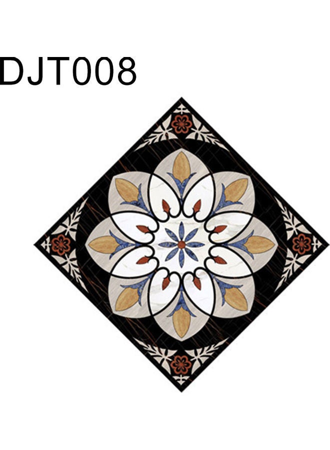 10-Piece Self-Adhesive PVC Waterproof Floor Tile Multicolour