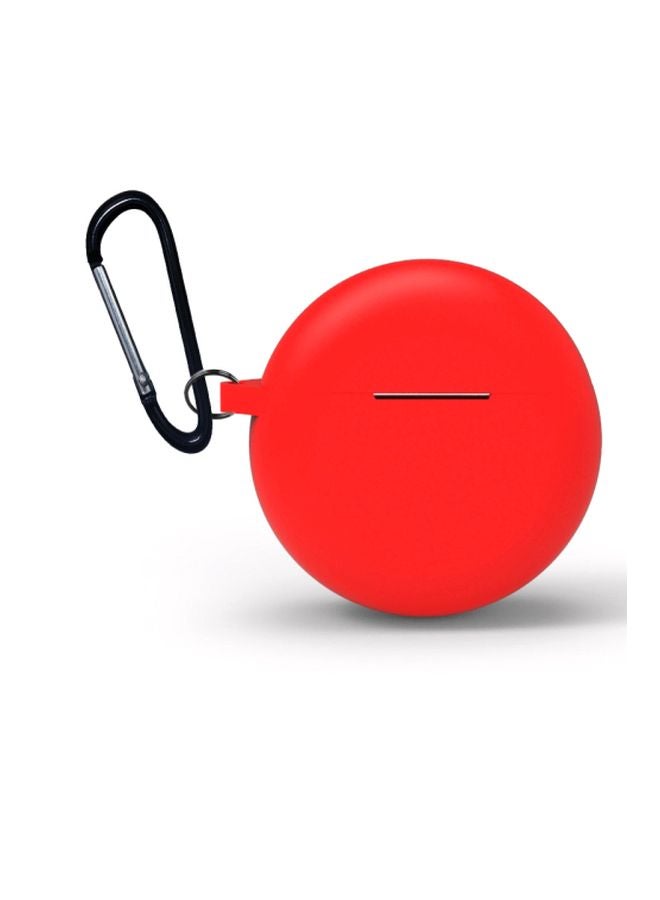 HUAWEI - Protective Silicone For Huawei Freebuds3 Case With Hook Color Red - Image 1