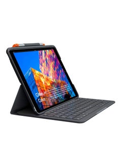 Keyboard Case For Apple iPad Air (3rd Generation) 10.5", Slim Folio with Integrated Wireless Keyboard graphite