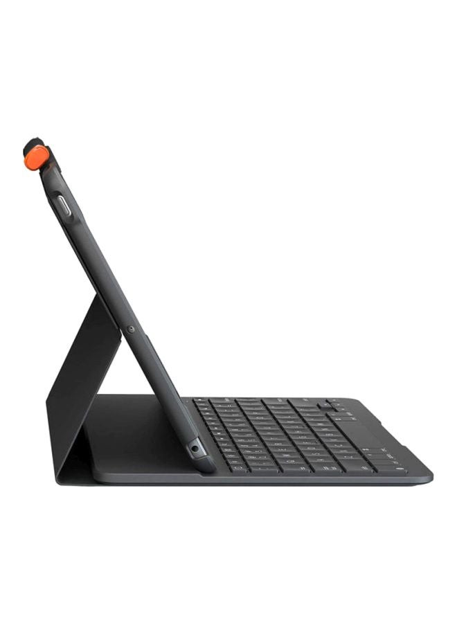 Logitech - Keyboard Case For Apple iPad Air (3rd Generation) 10.5", Slim Folio with Integrated Wireless Keyboard graphite - Image 1