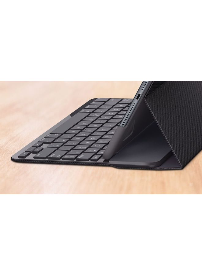 Logitech - Keyboard Case For Apple iPad Air (3rd Generation) 10.5", Slim Folio with Integrated Wireless Keyboard graphite - Image 1