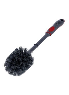 DELCASA Toilet Cleaning Brush Grey/Red  - Image 3