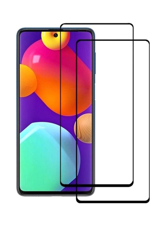 MARGOUN 2-Piece Super Shieldz Screen Protector For Samsung Galaxy M62 Black/Clear - Image 1