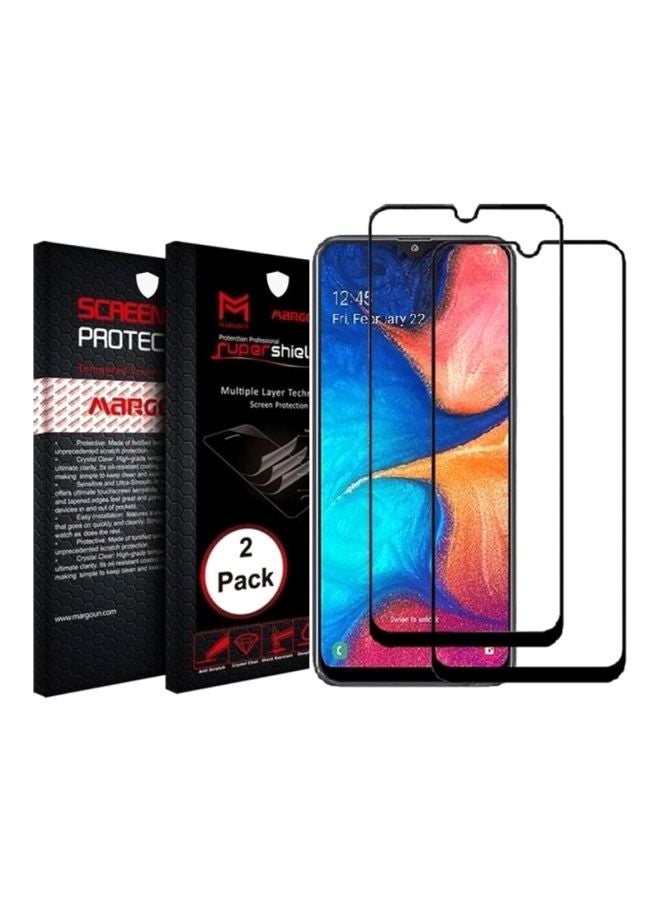 MARGOUN 2-Piece Super Shieldz Screen Protector For Samsung Galaxy A12 Black/Clear - Image 2