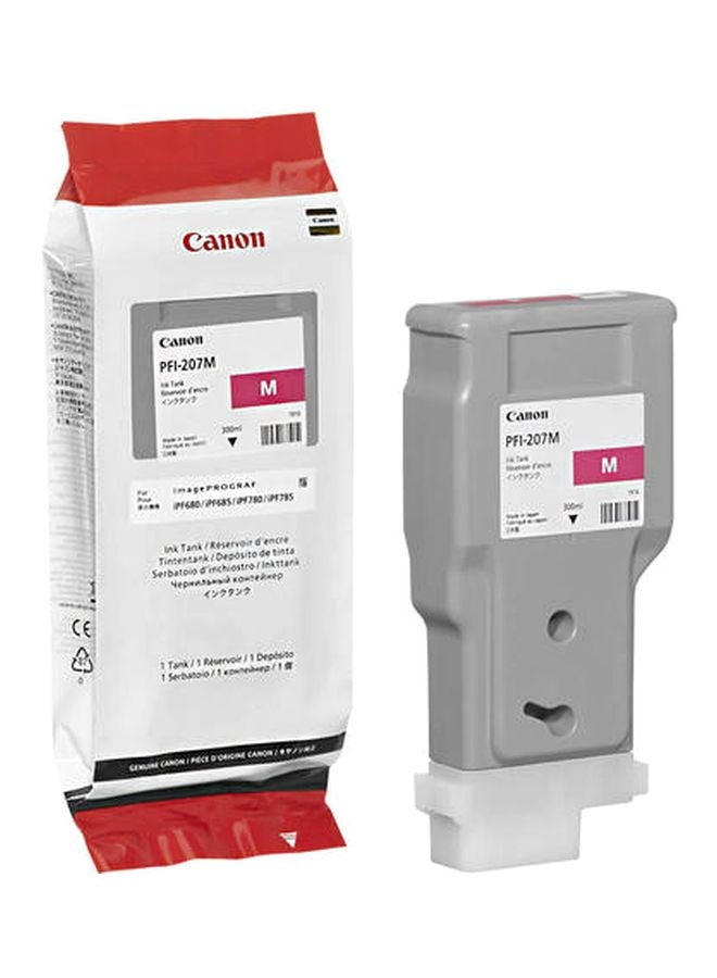 كانون خزان خرطوشة حبر أصلي PFI-207M أرجواني - Image 3