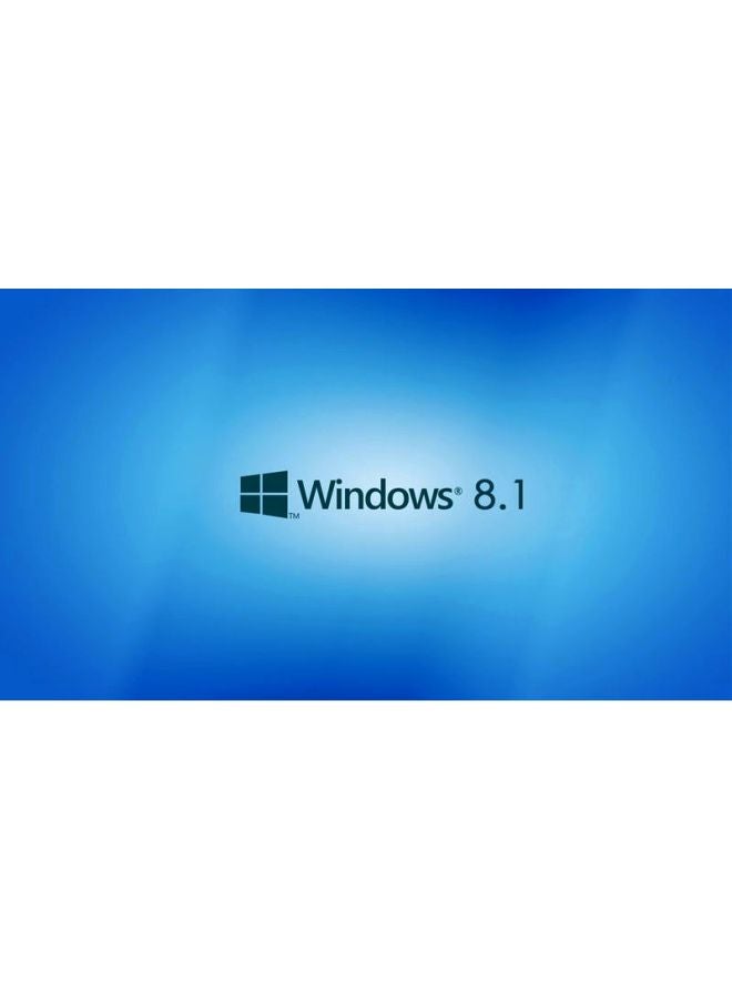 Microsoft - Windows 8.1 Pro 64-Bit Arabic DVD-CD Blue/White - Image 1