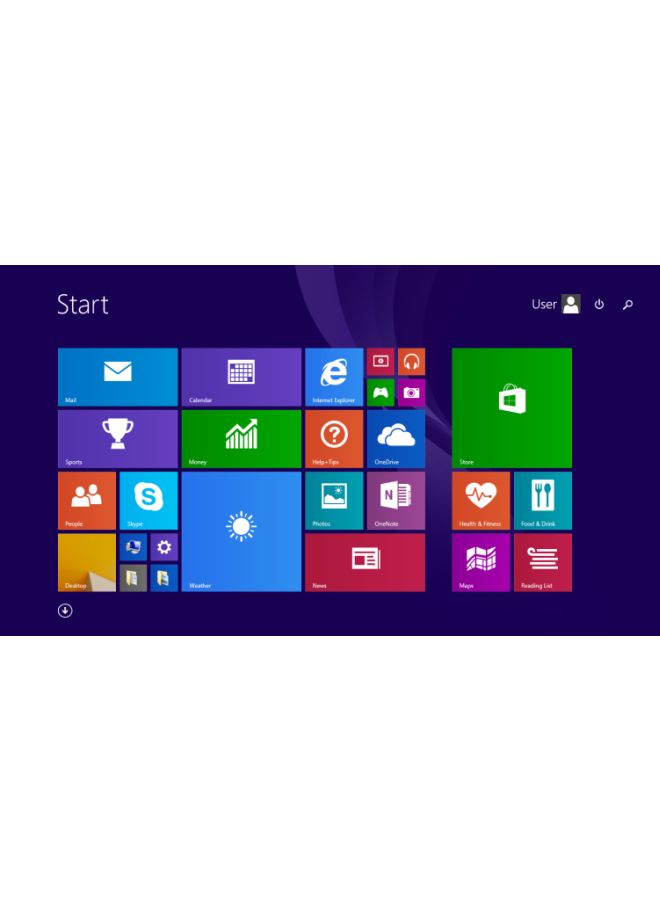 Microsoft - Windows 8.1 Pro 64-Bit Arabic DVD-CD Blue/White - Image 1