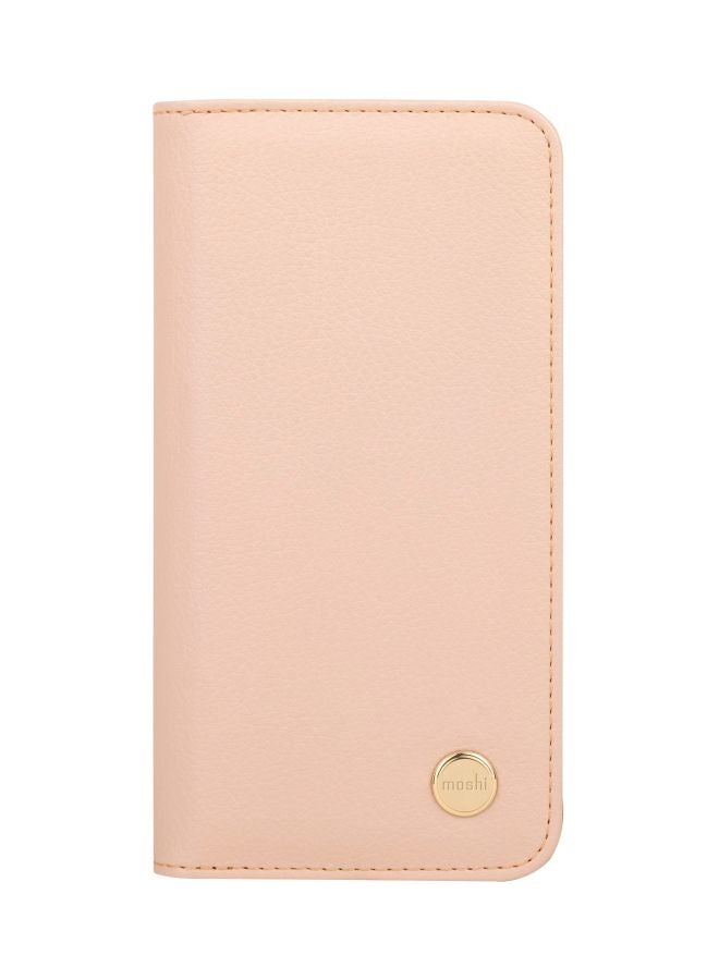 Moshi 3-In-1 Leather Case For iPhone 12 Mini Beige - Image 1